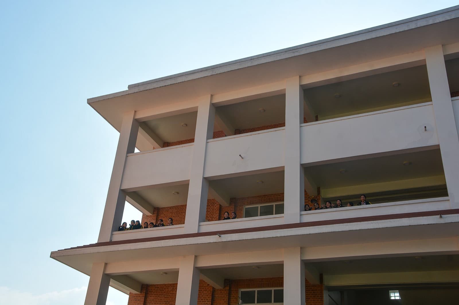 Students at Shree Bhagawati Secondary School, Sankhu